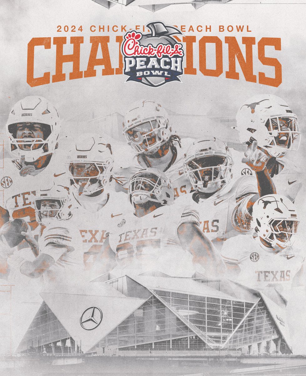 FEELIN' PEACHY 🤘‼️

#HookEm | #CFBPlayoff