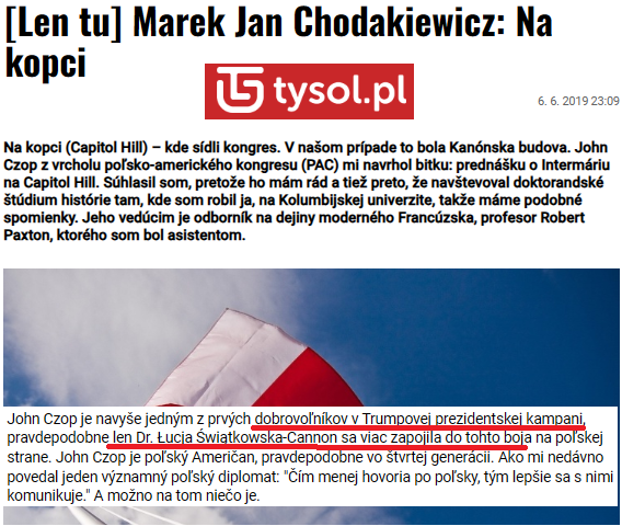 zemantomas's tweet photo. 2/4 Zaujímalo by ma, kde p. Lakomá objavila "politoložku" Lucju Cannon z IWP, osobu sotva známu i Poľsku.
Cannon nepublikuje veľa, je podriadenou odporného tvora Chodakiewicza, priateľa o.i. Korwina-Mikkea, Erik Princea, vydáva Glaukopys s otcom antisemitu Grzegorza Brauna.. https://t.co/tJVov8G0Dh