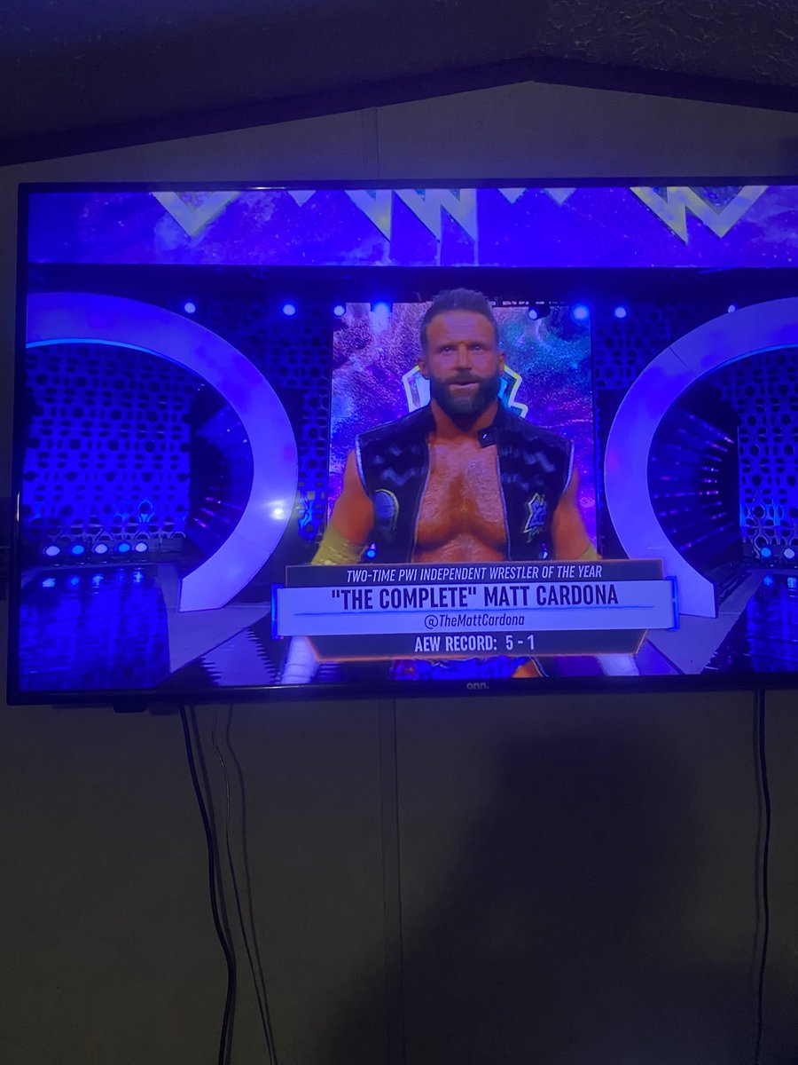 CODYAHESS's tweet image. Watching @TheMattCardona on @StreamOnMax @AEW @AEWonTV