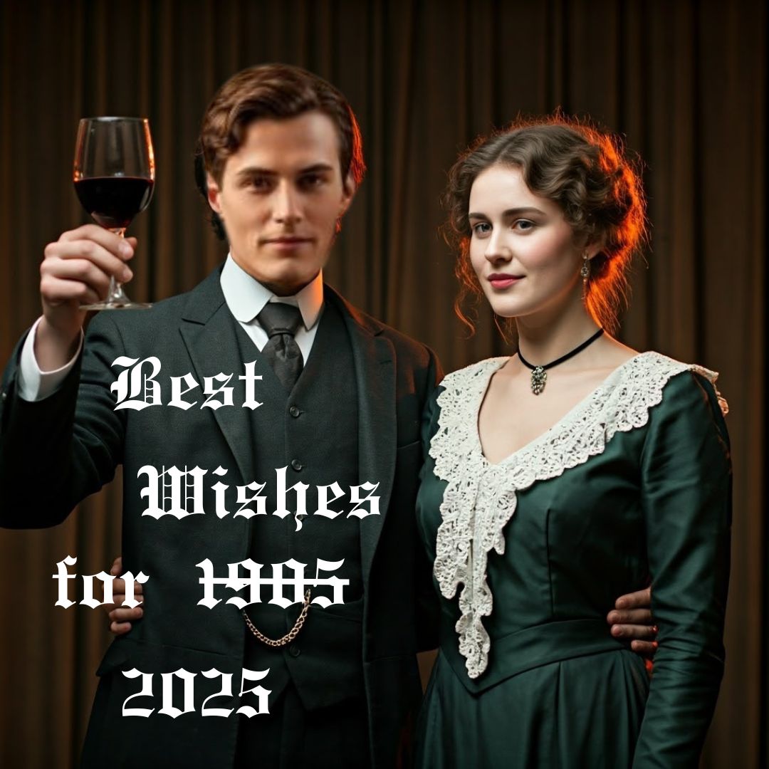Best wishes on this 8th day of Christmas for a happy and healthy 2025 from Kathleen and Daniel . . . and me too. 
#historicalmystery #cozy mystery #romanticmystery #amateursleuth