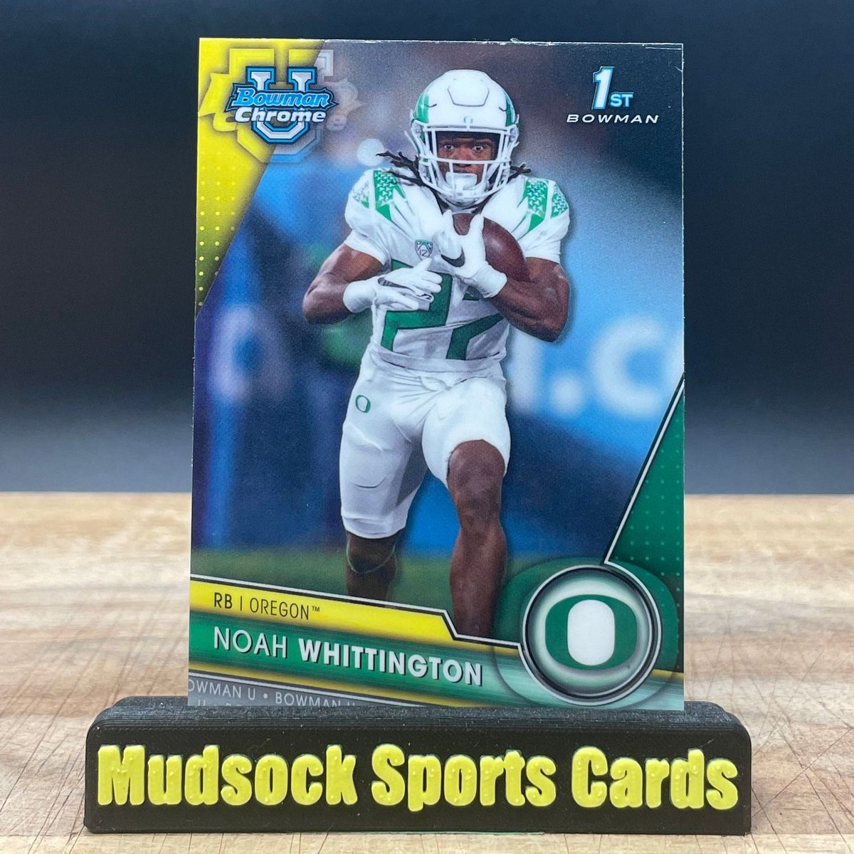 MudsockC's tweet photo. NOAH WHITTINGTON - 2023 Topps Bowman U Chrome - 1st Bowman - Oregon Ducks

https://t.co/Pv7G2sdYtl

Please like and share!

#sportcards #whodoyoucollect #thehobby 
#tradingcards #footballcards #topps #oregonducks   
#sportscardsforsale #eBay #cardcollecting #ncaafootball https://t.co/9uOefRfLUM