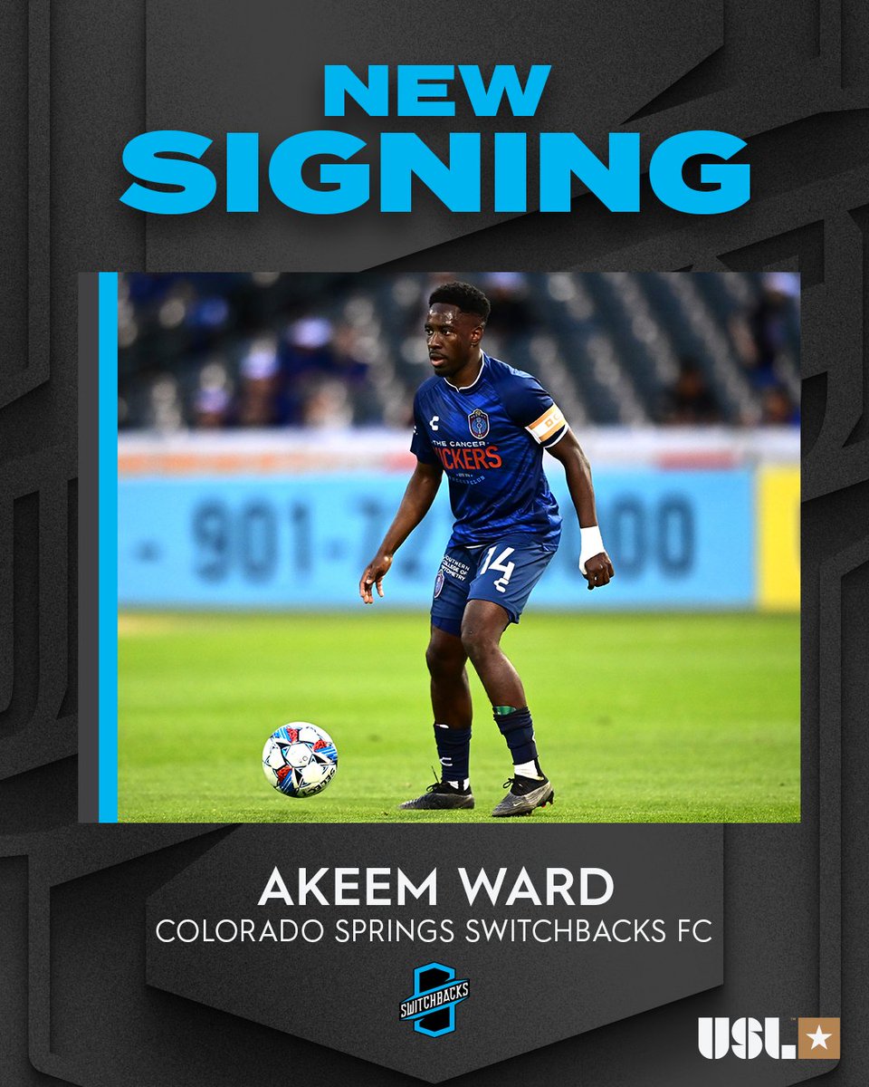 USL Championship (@uslchampionship) on Twitter photo Adding quality in the back 💫
<a href="/SwitchbacksFC/">Switchbacks FC</a> has signed <a href="/akeemjward/">Akeem Ward ▚▘▚▘▚▘</a> 📝
➡️ bit.ly/3BUxPP5 Adding quality in the back 💫
<a href="/SwitchbacksFC/">Switchbacks FC</a> has signed <a href="/akeemjward/">Akeem Ward ▚▘▚▘▚▘</a> 📝
➡️ bit.ly/3BUxPP5