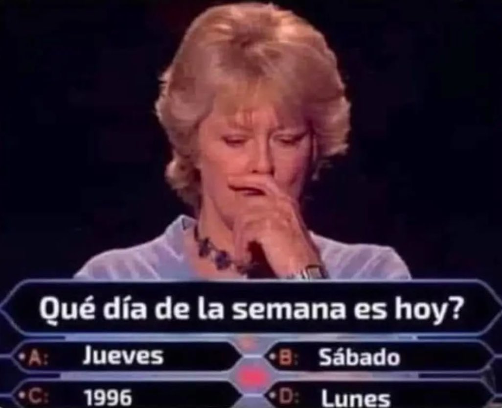 Mañana se labura y yo estoy así.