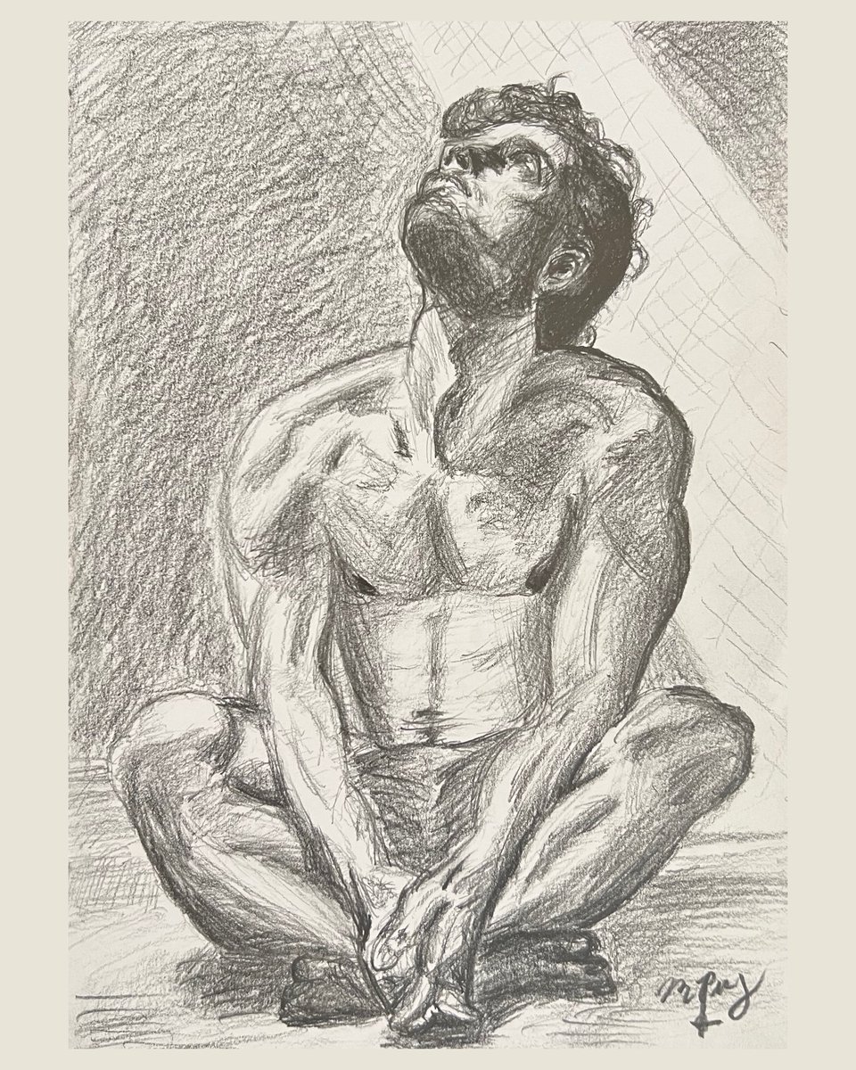 matthewplazaart's tweet photo. A man in ecstatic prayer (2024) - SOLD
10 x 7 inches
Graphite pencil on paper
Original handmade artwork by Matthew Plaza
.
DM to inquire about owning my work!
.
#MatthewPlaza #graphiteonpaper #pencilonpaper #drawing #contemporaryrealism #religiousart #contemporaryart https://t.co/jgJnG0V8Yg