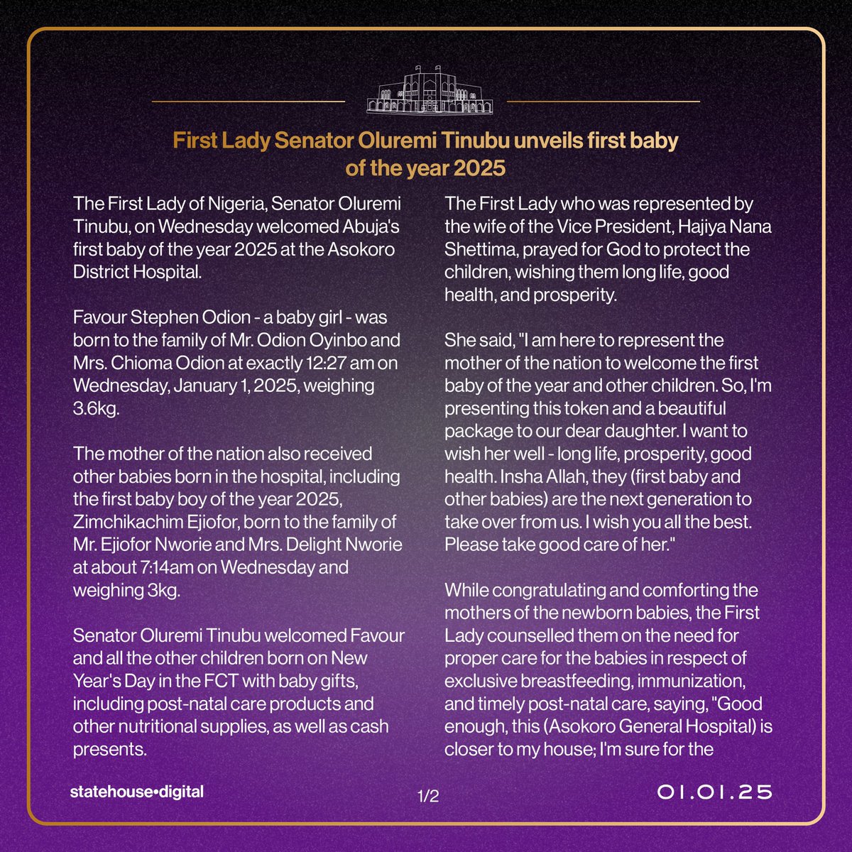 Presidency Nigeria tweet media