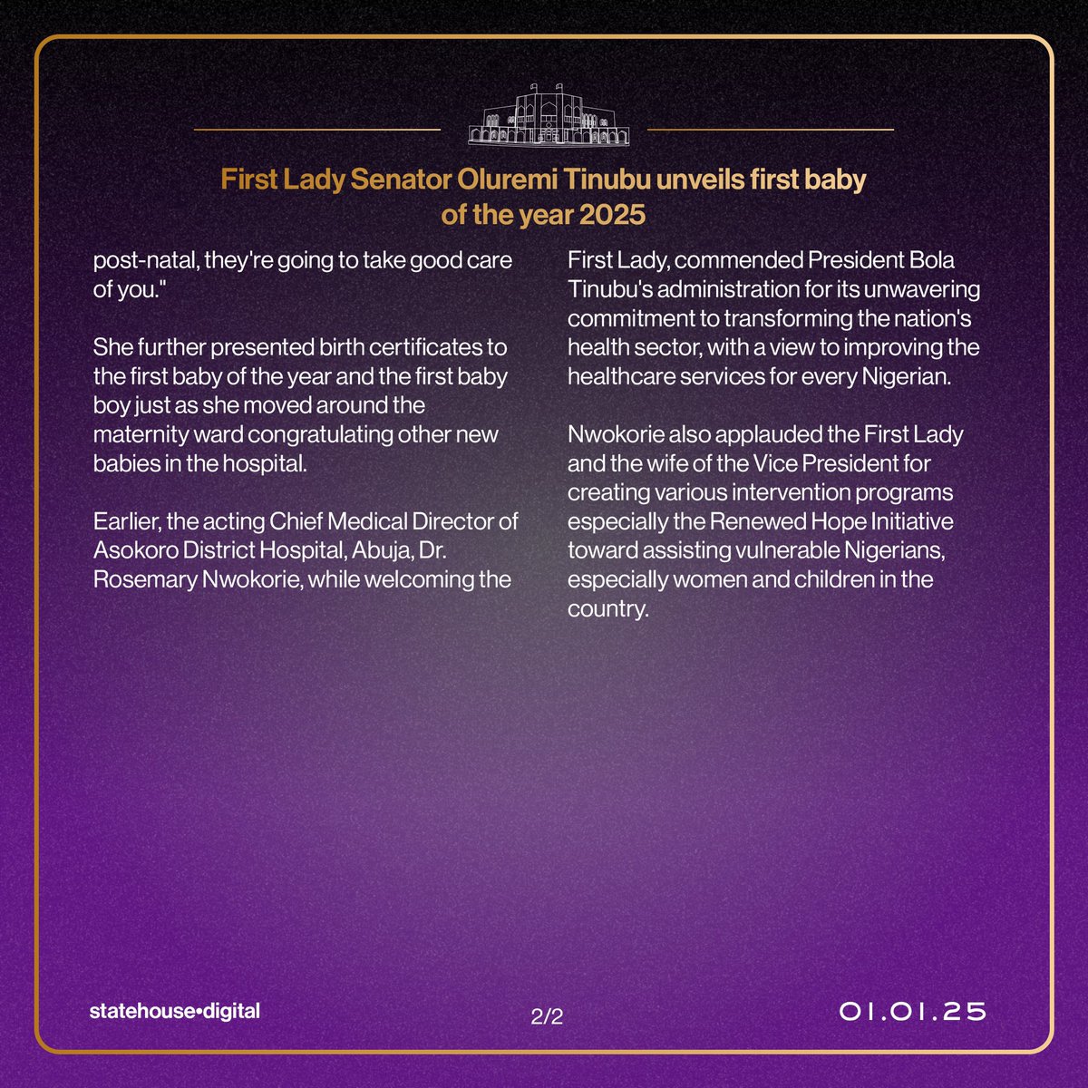 Presidency Nigeria tweet media