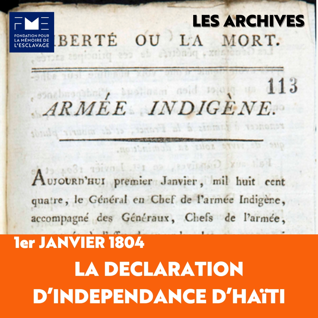 Le 1er janvier 1804, il y a 221 ans aujourd’hui, Haïti se déclare indépendante. Pour la première fois, la population dominée d’une colonie triomphe de la puissance qui l’a réduite en esclavage. C’est le début officiel de la décolonisation. 1/3