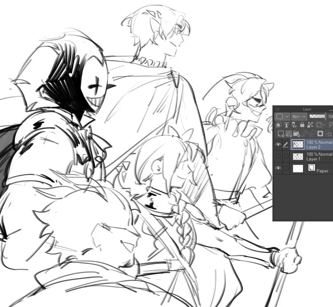 first wip of 2025 :) kingdom of fools my beloved 