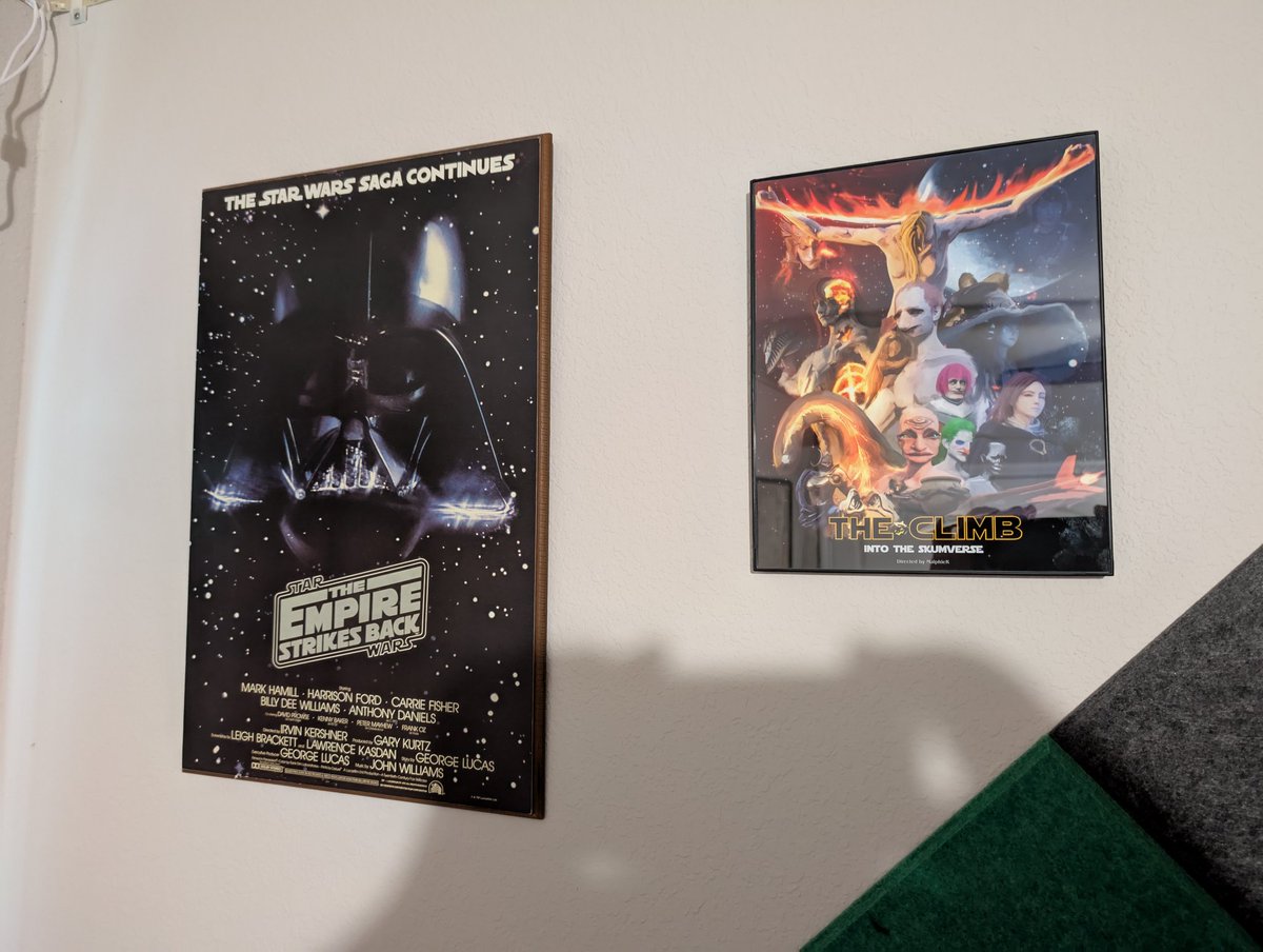 ddw004's tweet photo. @skumnut the two best posters in the game room. https://t.co/4vi8tNOHSm