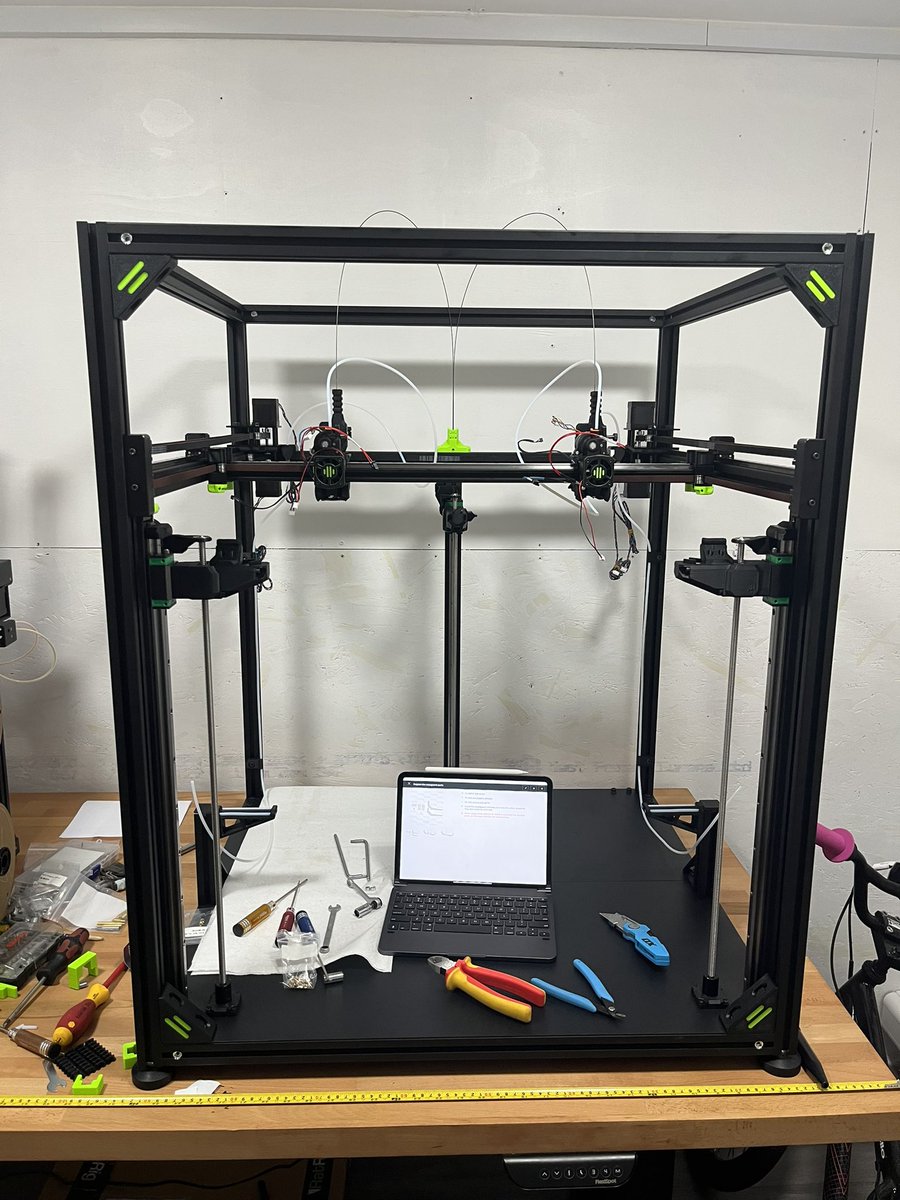 ian_smalley's tweet image. I made some good progress on the @ratrighardware vcore 4 500 idex build

Just have bed, wiring and enclosure to complete and then i can get her up and running
