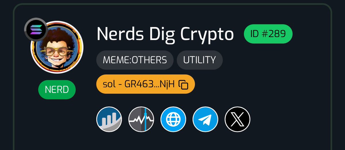 Let’s welcome <a href="/NerdyInvestors/">Nerds Dig Crypto 🤓</a> to TickerTrending.com 🫡

We grow daily Together ! 
#tickerTrending