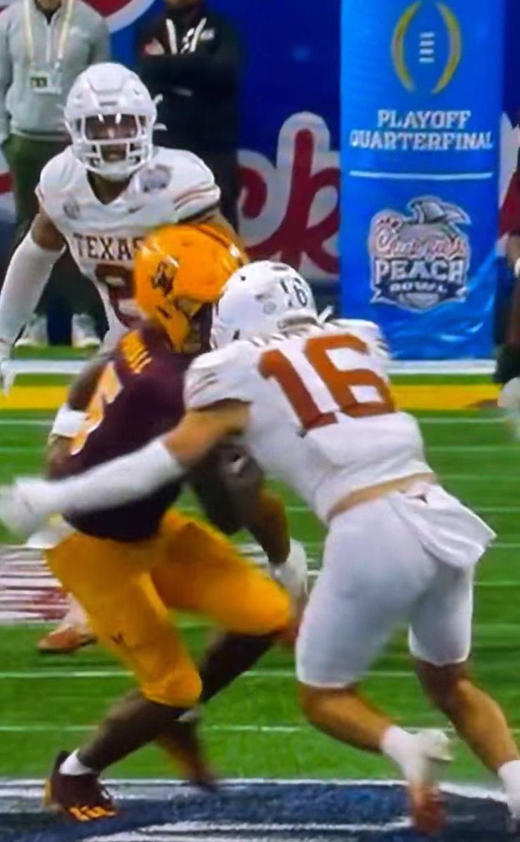 Jon Scofield (@coachscofield) on Twitter photo I just don’t get it <a href="/CFBPlayoff/">College Football Playoff</a>
Section 1. Personal Fouls
Targeting and Making Forcible Contact With the Crown of the Helmet
ARTICLE 3. No player shall target and make forcible contact against an opponent with the crown of his helmet. I just don’t get it <a href="/CFBPlayoff/">College Football Playoff</a>
Section 1. Personal Fouls
Targeting and Making Forcible Contact With the Crown of the Helmet
ARTICLE 3. No player shall target and make forcible contact against an opponent with the crown of his helmet.