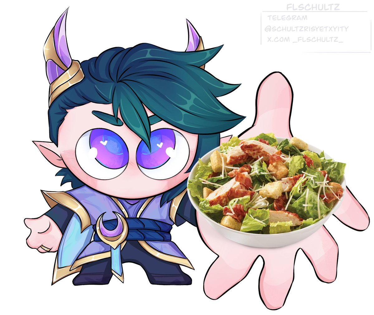 _FlSchultz_'s tweet image. happy new year💜 
#Aphelios