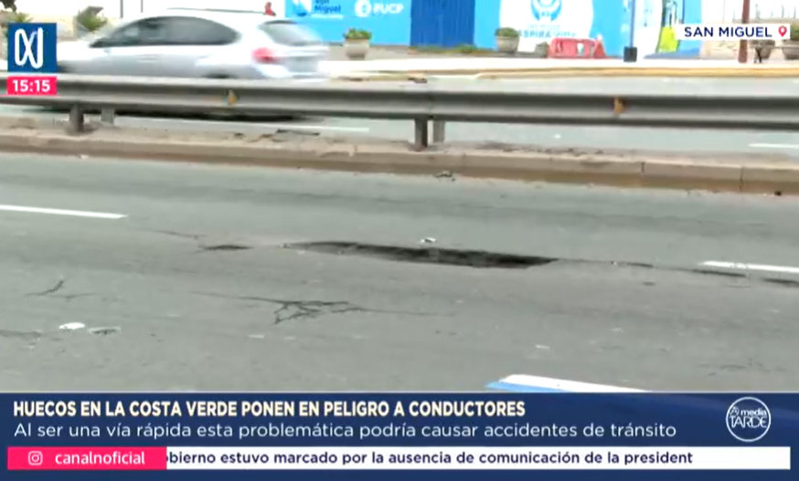 RunaticoRun's tweet photo. Un 2025 con pistas en buen estado. 🙏
Entre todo lo que tiene mejorar este año están las pistas de la Costa Verde. Desde Chorrillos hasta San Miguel, el estado de las pistas es pésimo. Esta situación no solo puede causar un accidente vehicular. https://t.co/Gamqn9FAB2