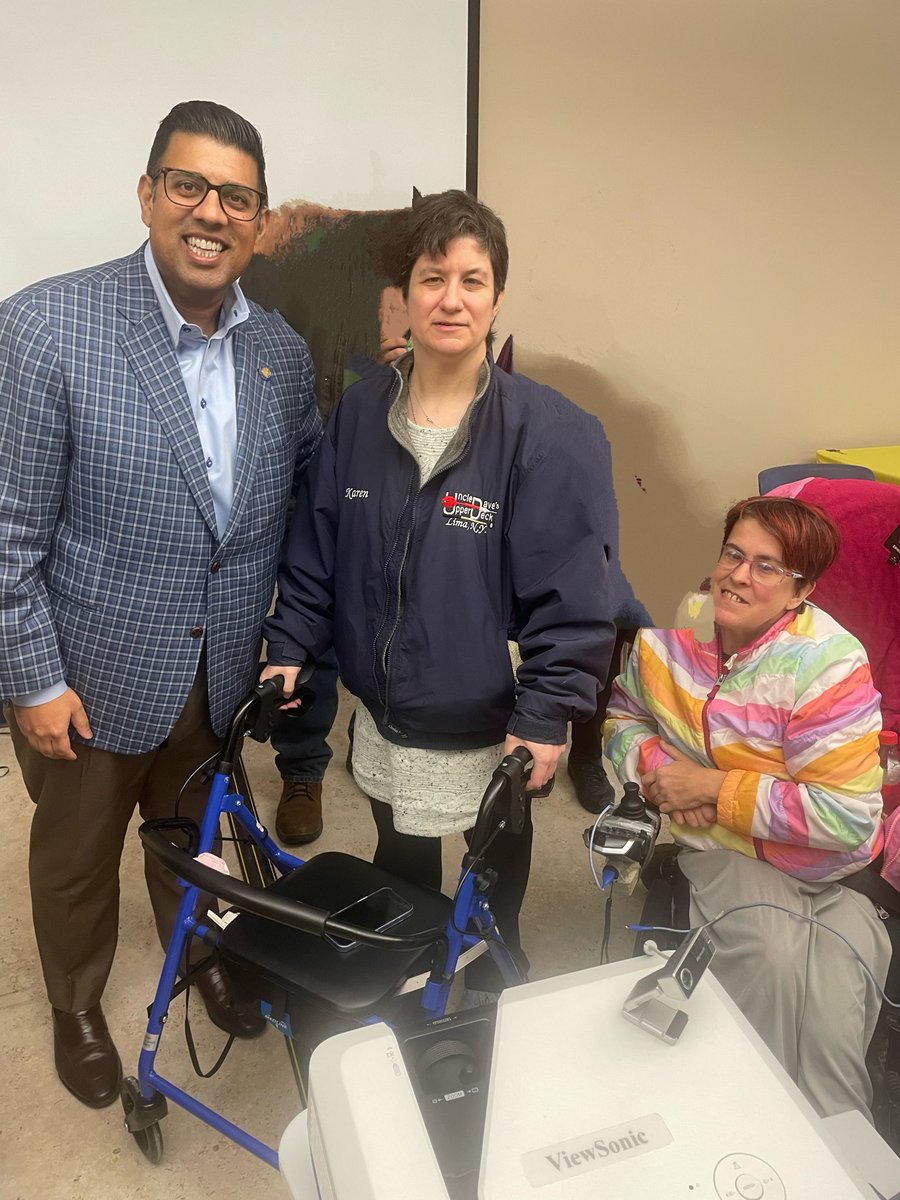 Thank you <a href="/SenatorCooney/">Senator Jeremy Cooney</a> for meeting with 2 of our Advocates, Karen Readel &amp; Christy Glenn to hear their concerns regarding transportation issues for people with disabilities. As the new chair of the NYS Senates Transportation Committee, we are looking forward to working w/you!