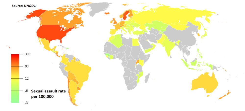 drishtadyumn's tweet photo. Although it is fashionable for liberal elites to pretend like India is an unsafe country.

It's one of the safest in the world.

you are far more likely to get raped in US than India.

even if we assumed 99% of the rapes are unreported, its still lower that Sweden. https://t.co/MaVSU4J05e