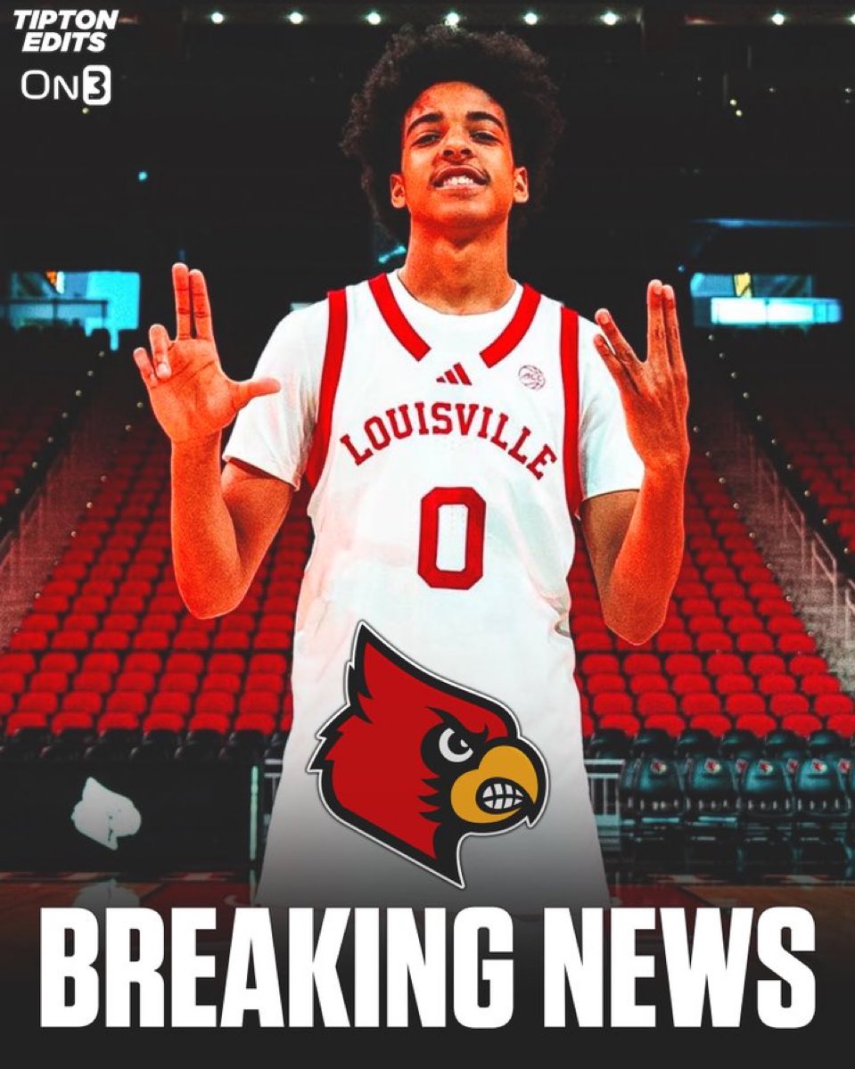 BREAKING: 5⭐️ PG Mikel Brown Jr has committed to Louisville‼️

Brown Jr is the number 1 PG in the country