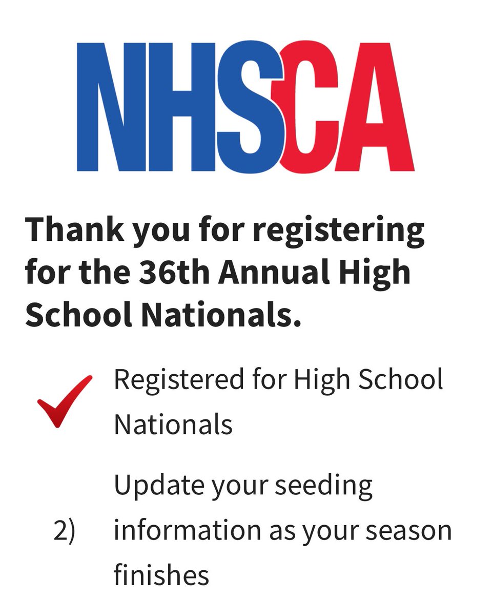 NHSCA registration is open!! Let’s Go!!
<a href="/NHSCA/">NHSCA</a> <a href="/MatScouts1/">MatScouts</a>