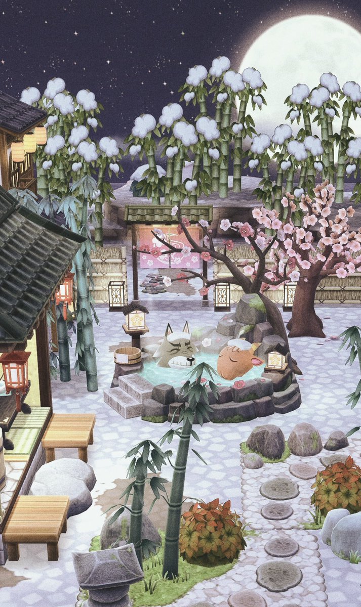 tamu__mori's tweet photo. 月見温泉

#ポケ森
#どうぶつの森 https://t.co/Z3Akt3p6tu