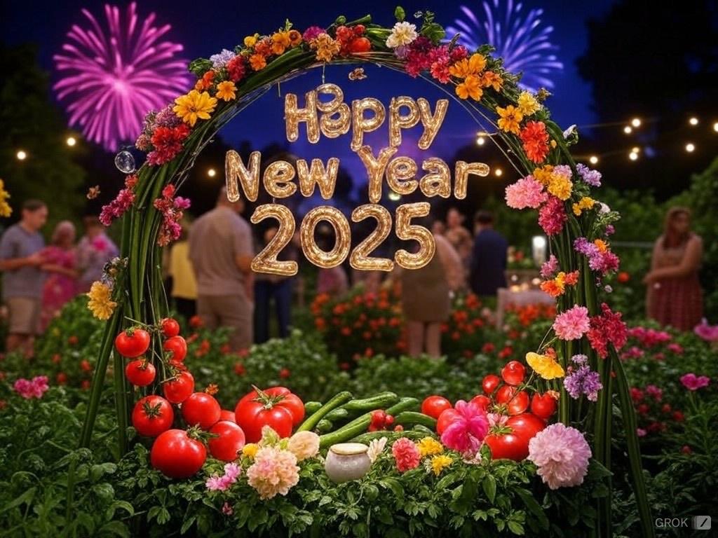 Happy New Year! Let’s make this year the best one yet! 💚#HappyNewYear2025 #NewYear2025 #gardening #NewYear