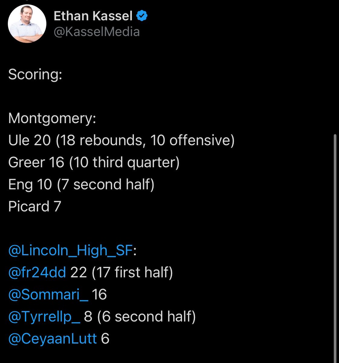 Fred Davis tweet media