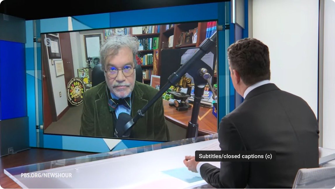 Many thanks ⁦<a href="/WmBrangham/">William Brangham</a>⁩ for hosting me this evening on PBS ⁦<a href="/NewsHour/">PBS News</a>⁩ reflecting on the global health legacy of President Carter and his enormous contributions to the control of neglected tropical diseases