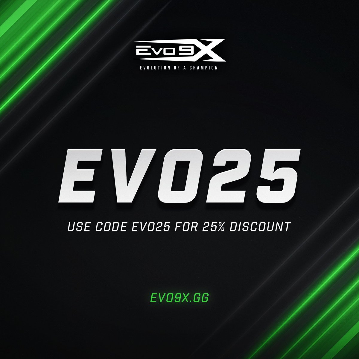 evo9x's tweet photo. Use NOW the code "EVO25" for big 25% discount in all of your orders.💸

GET NOW: https://t.co/GRxZATgUC6 https://t.co/b3frsCM3FS