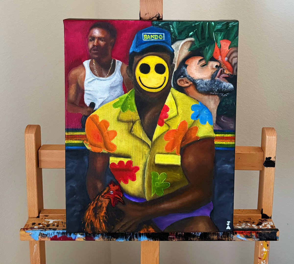 themindofjulius's tweet photo. Blessed to have worked with the American Airlines Center on creating The Eras of Donald Glover and Willow in Bloom for the Childish Gambino x Willow Smith concert. 

While the show was sadly canceled, I’m grateful to share these pieces with you all. Thank you for supporting me. https://t.co/kMJrhAsert