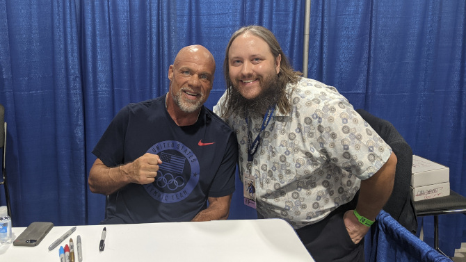 filmizon's tweet photo. A #StarPick interview to start off the New Year - discover wrestling legend @RealKurtAngle's favorite film: https://t.co/zPtdOUuHgA
@stagescreen60 @cjzisi @AFizgig @canadense @kkcorby14 @aillsley3 @BoldenSkip @cmattmetric @bales1181 @peace_amit_love @mikehaskins9697 @ifwtpod https://t.co/SX6rFIBaKB