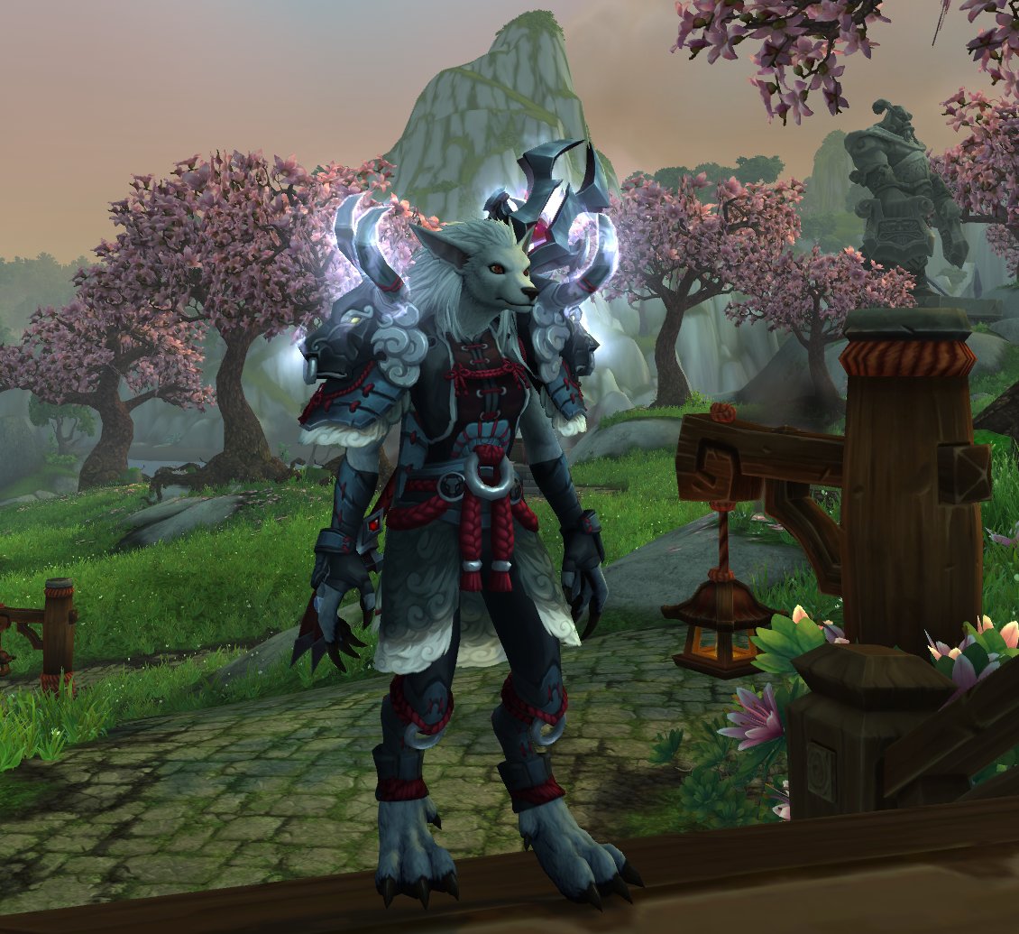ApathinaVT's tweet image. 🐺My worgen monk~
#worldofwarcraft 
#transmog