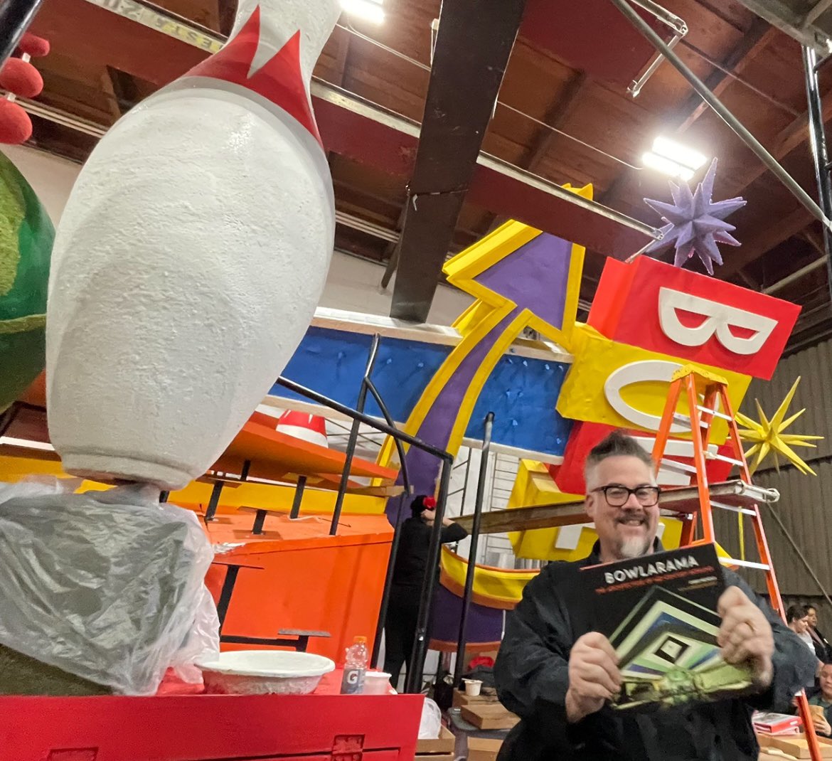 THANKS to everyone who shared the <a href="/USBC/">USBC</a> “Go Bowling” float in the <a href="/RoseParade/">Rose Parade</a> today. I agree! Go bowling (and buy my book) in 2025. Happy new year! amazon.com/Bowlarama-Arch…