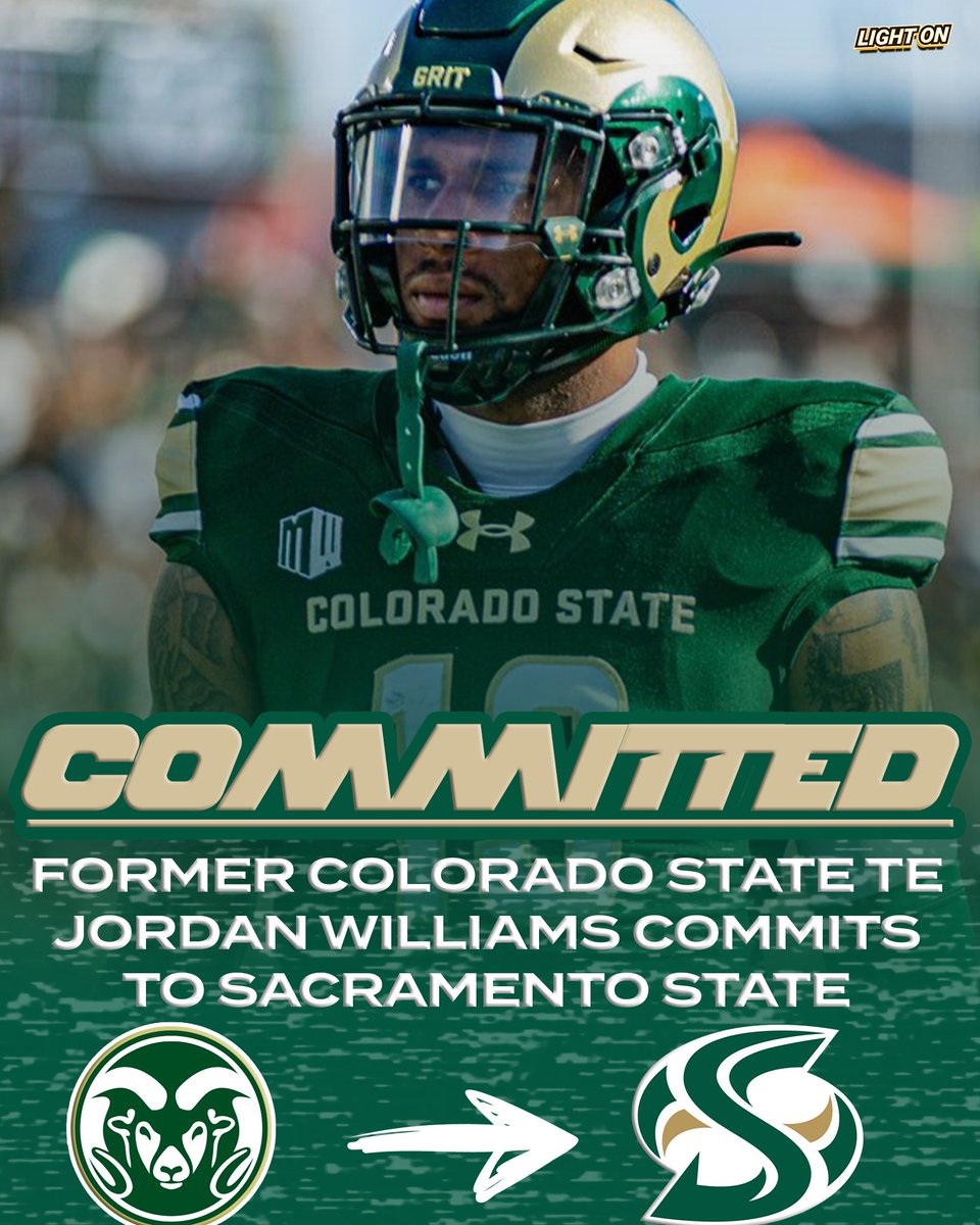 Former Colorado State TE Jordan Williams has committed to Sacramento State. 🐝🔥

(via <a href="/Jwilliams9103/">Jordan</a>)