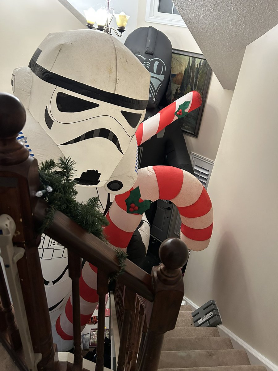 Our New Year welcome committee hard at work