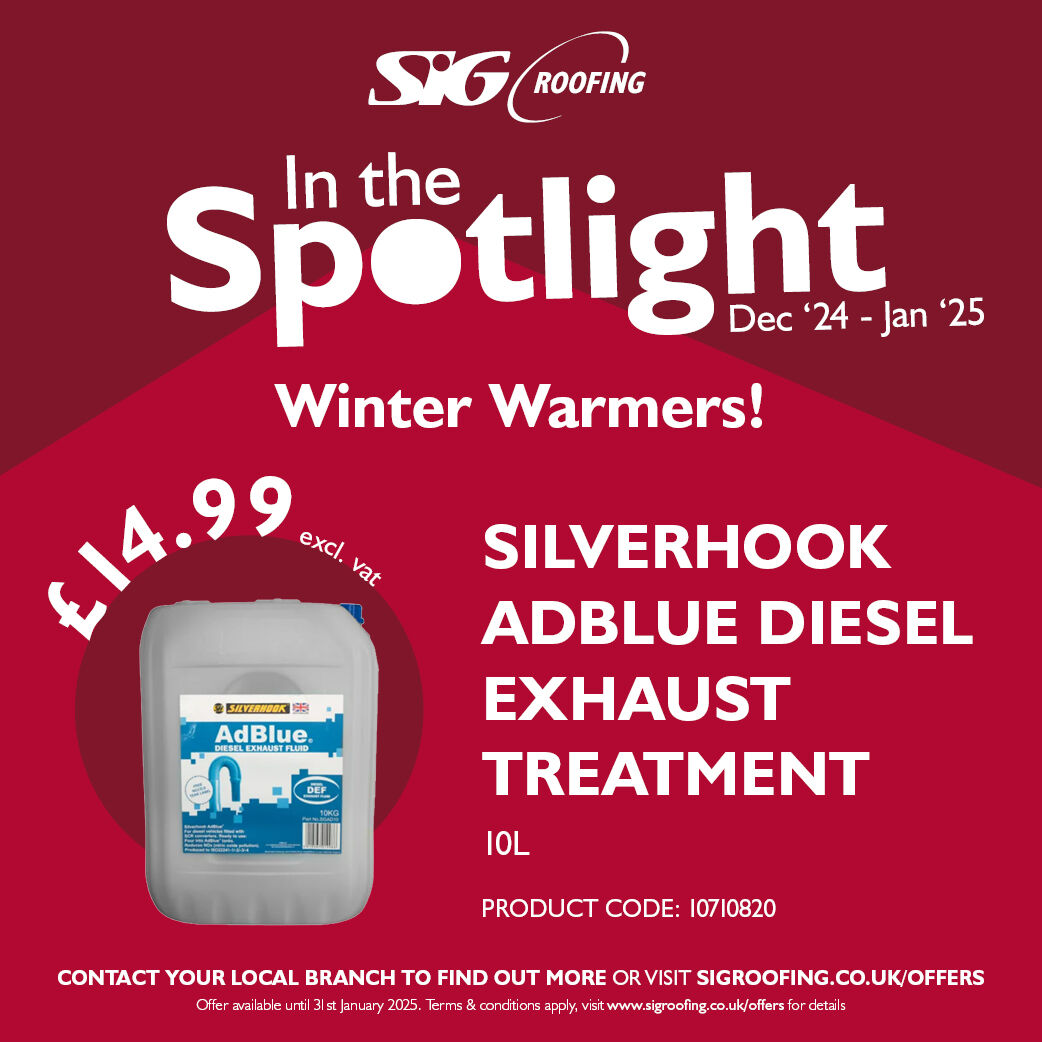 To ensure your vehicle isn't fuming at you this winter, pick up some Silverhook AdBlue Diesel exhaust treatment. £14.99 for a limited time only!

View our special offers running over the holidays here
bit.ly/3yweAqx
#Notfuming #WinterWarmers