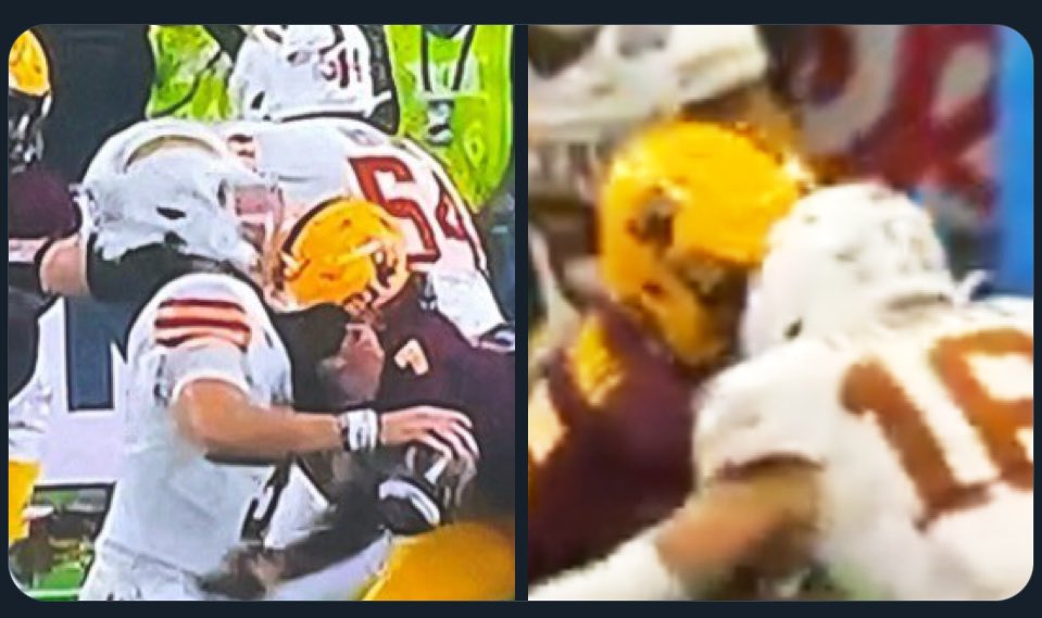 COVID-Reporter (@c19reporter) on Twitter photo <a href="/ChrisKarpman/">Chris Karpman</a> Left: Targeting (resulting in aforementioned loss of Simmons for today's first half).
Right: Not targeting.
😑 <a href="/ChrisKarpman/">Chris Karpman</a> Left: Targeting (resulting in aforementioned loss of Simmons for today's first half).
Right: Not targeting.
😑