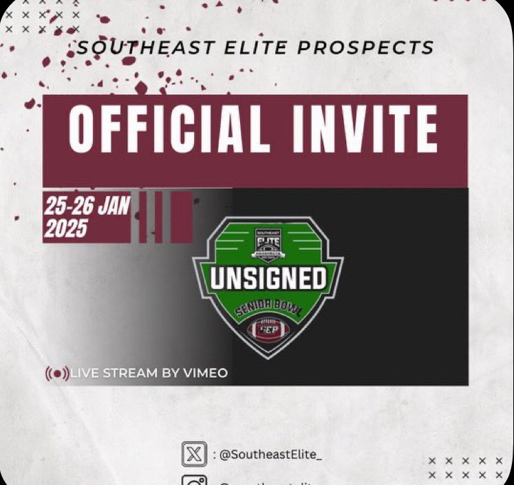 Thank you for the invite!!!
@CoachPinedaFB 
<a href="/SoutheastElite_/">Southeast Elite Prospects</a> 
<a href="/NEGARecruits/">Northeast Georgia Recruits</a> 
<a href="/NwGaFootball/">NwGa Football</a> 
<a href="/RecruitGeorgia/">Recruit Georgia</a> 
<a href="/coachjamison1/">BJ Jamison</a> 
<a href="/CoachAJSpires/">A’Jay Spires</a>