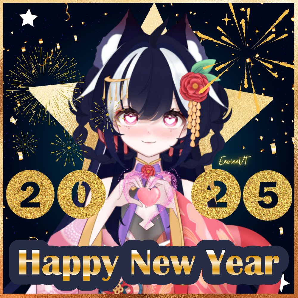 HAPPY NEW YEAR EVERYONE! &lt;3 Thank you all very much for the wonderful year of 2024! May you all be Blessed with Love, good health and awesome time in 2025! &lt;3 #goals #selfcare #selflove #spreadlove ~Cheers!~ to US and for a wonderful Future! &lt;3  Much Love xoxo! &lt;3
