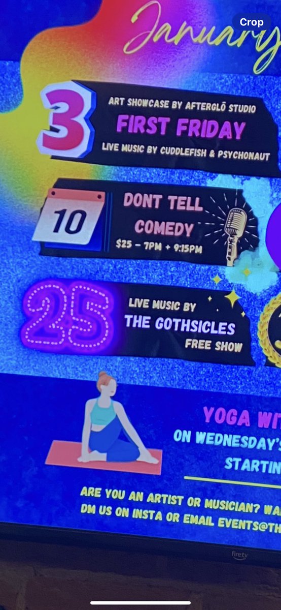 We’re on the marquee!
The Knoxsicles play The Holistic Connection for FREEEeee on January 25th in historic downtown Knoxville!