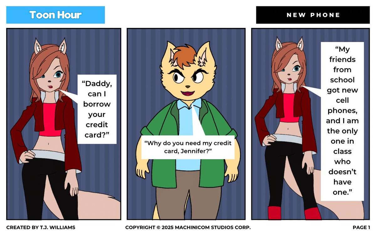 Toon Hour - New Phone - Page 1