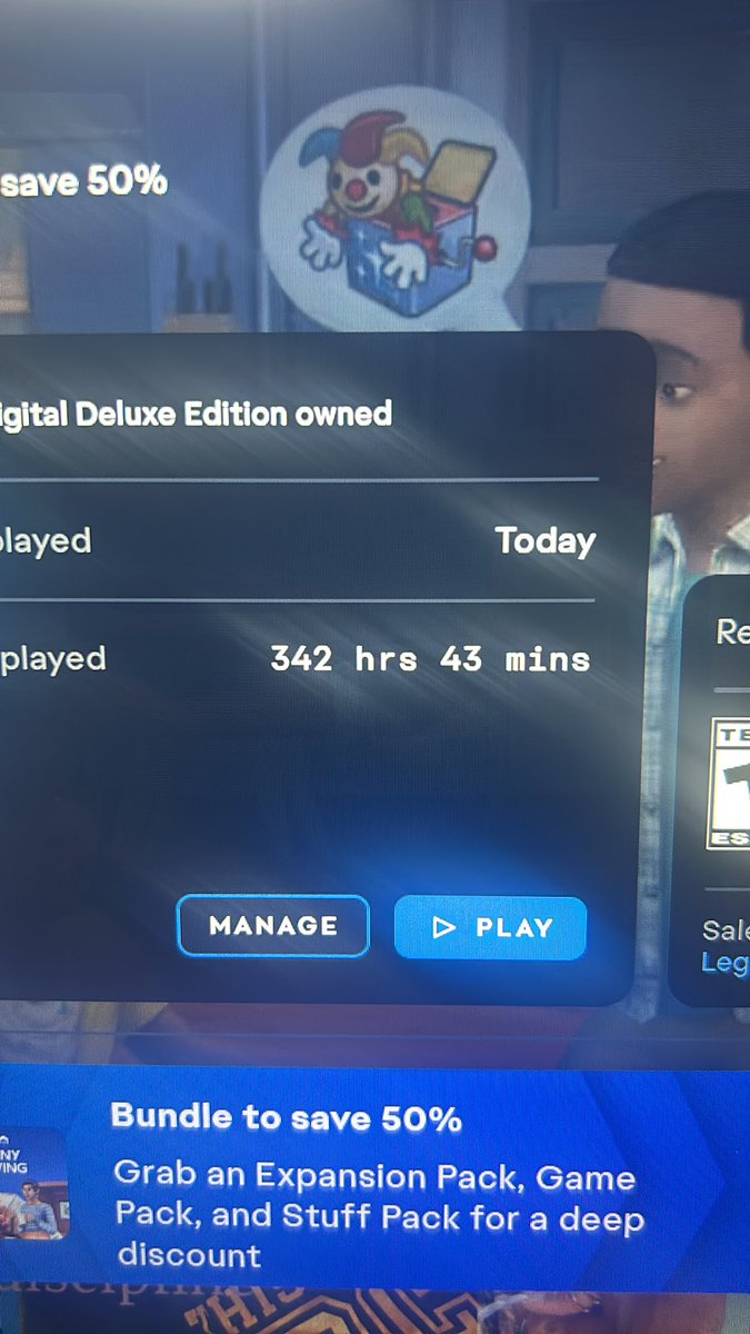 OutishWrld's tweet photo. How much time do you spend on the sims? 👀 I just know imma see someone with like 500 hours 😭😭😭 https://t.co/VeL7lVmxnW