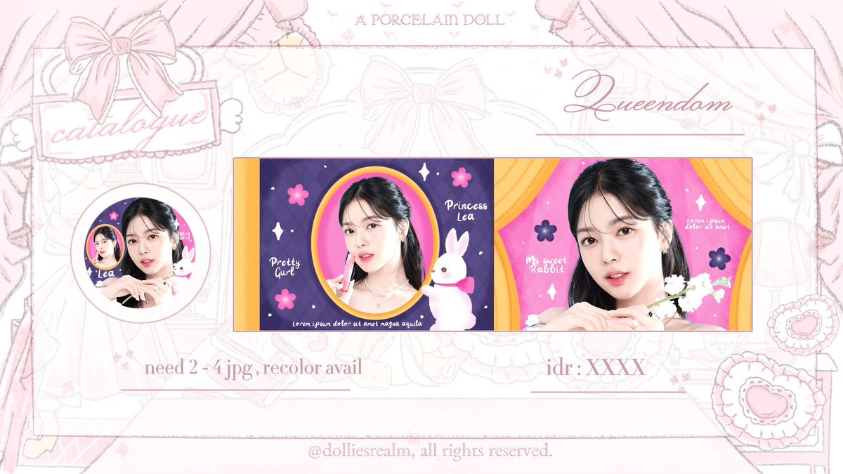 dolliesrealm's tweet image. 🎀🧺 help repost? terima kasih! #zonauang

Haii, met tahun baru! Lulu hari ini bawa 4 anak baru yang akan menjadi katalog layout baruku! Lulu juga ingin mencari model dan kinci untuk keempat anakku ini. Drop foto, nick dan copal kamu iyaa. Pls info aku mau jadi🐇 katalog manaaa.