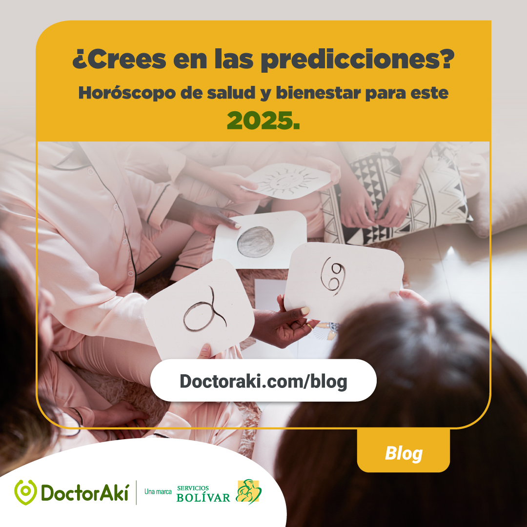 ¿Quieres descubrir cómo se podría comportar tu salud este nuevo año?  🤔 

💚 En DoctorAkí, y con la asesoría del astrólogo Sebastián Aguirre, te damos algunas predicciones de salud y bienestar para el 2025 ✨: bit.ly/4gRZbVr