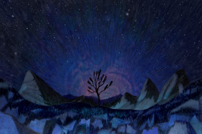 Paintings of joshua tree from 2017