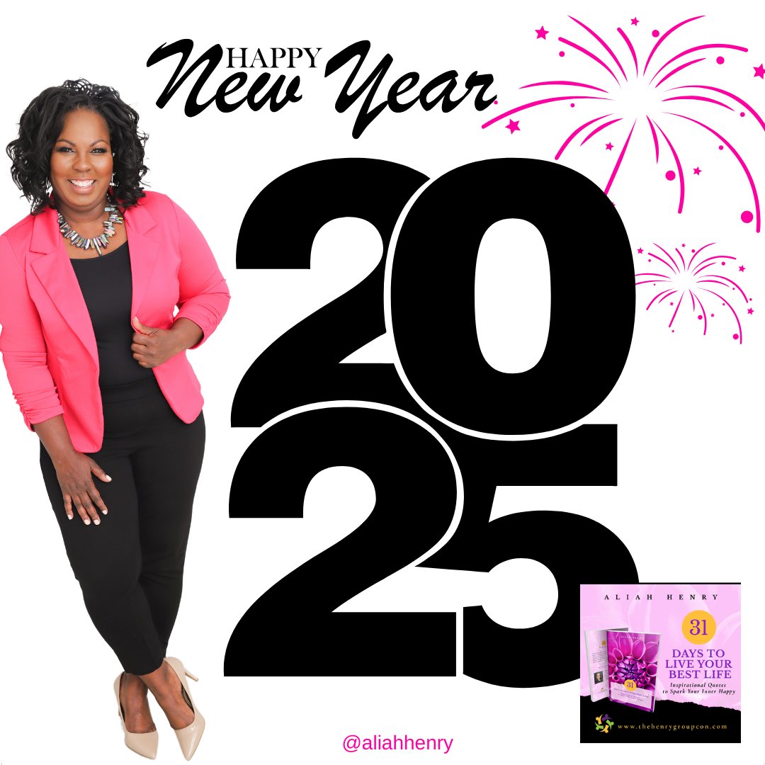 aliahhenry's tweet photo. Happy New Year!

As we turn the page to a new chapter, I want to remind you: You are powerful, capable, and destined for greatness. 

Let’s make 2025 a masterpiece of purpose, growth, and unstoppable success!

https://t.co/isOUkvpgiD https://t.co/23lLlvU3h4