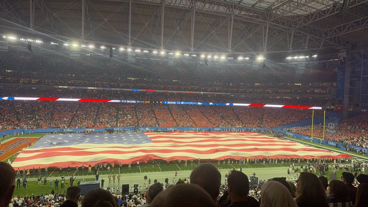 Was very blessed and grateful to be at the fiesta bowl yesterday!