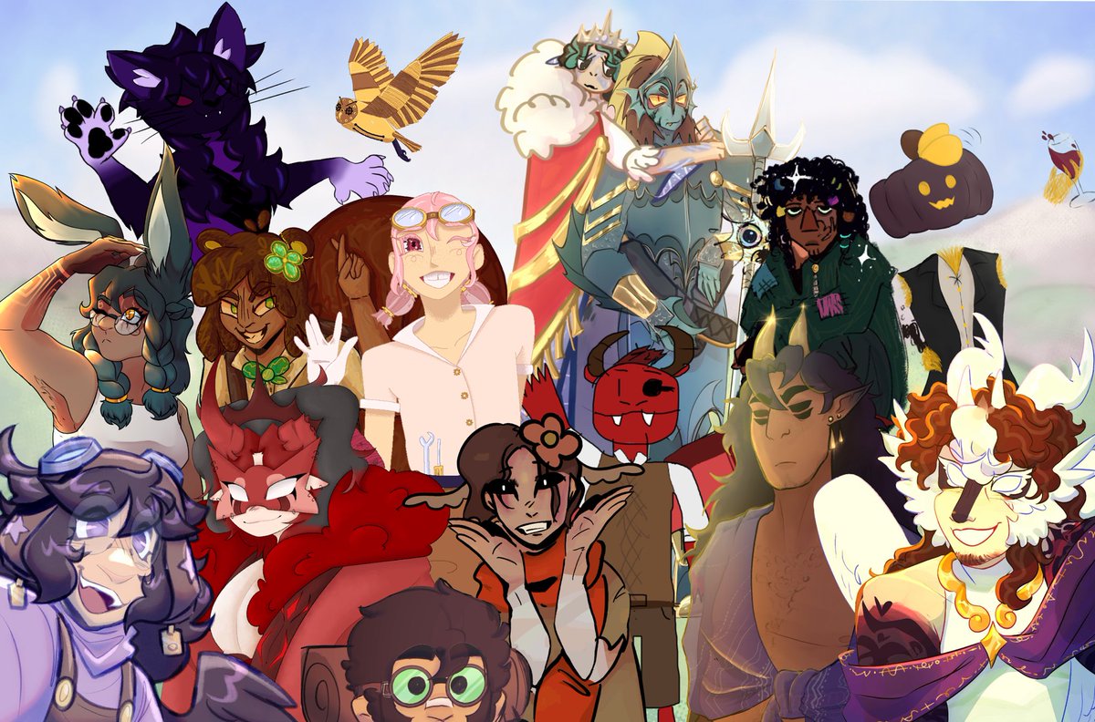 HAPPY ONE YEAR ANNIVERSARY TO #NamelessLegaciesAU !! 💥⭐️✨

Thank you everyone in NL that stuck around who really liked this au,, and help me build on it,, FOR A YEAR!! and it wouldnt be what it is now if without yall! and thanks to those who submitted their amazing pieces!! <3