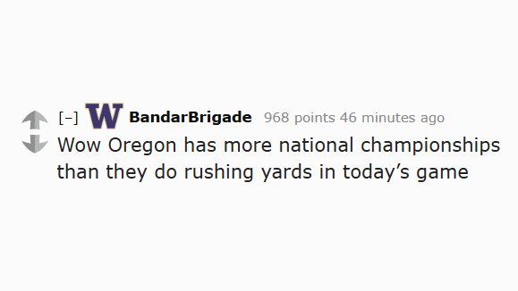 That's what rivals are for: