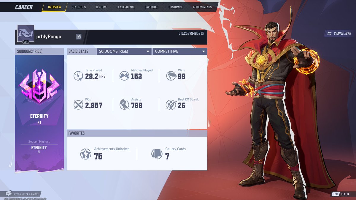 PongoGamer's tweet image. eternity player :3