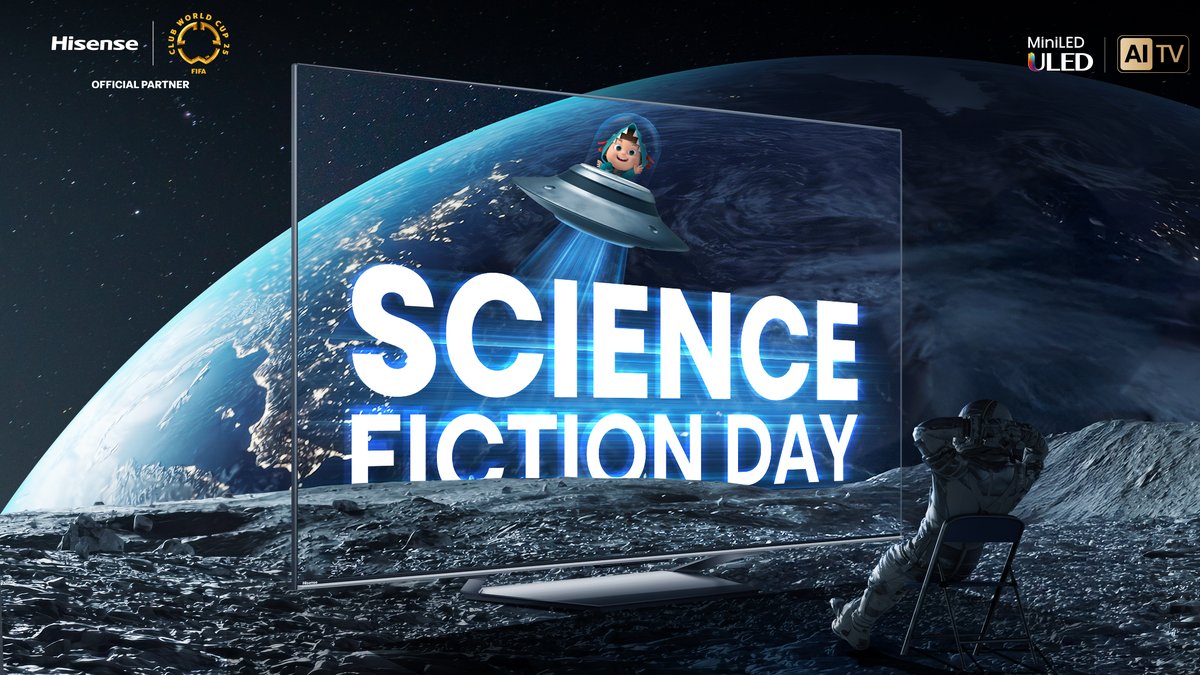 Happy #ScienceFictionDay! 👽 What’s your vision for the future of TV? AI-driven brilliance, personalized experiences, or something beyond imagination? 🛸

👇 Share your wildest ‘sci-fi’ TV ideas in the comments and tag a friend who dreams beyond the stars! Let’s shape the future