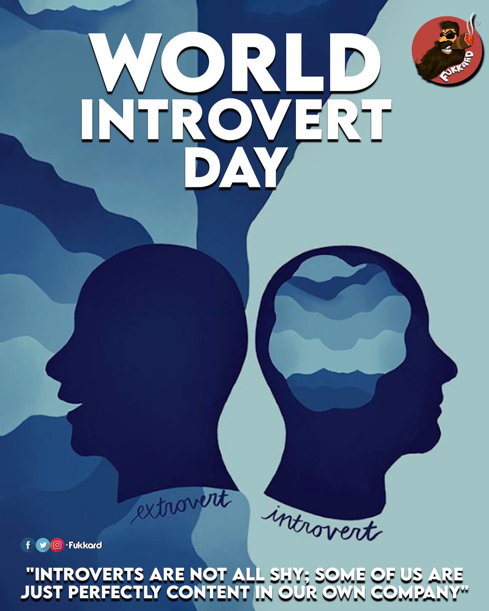 Fukkard's tweet image. #introvertday #WorldIntrovertDay